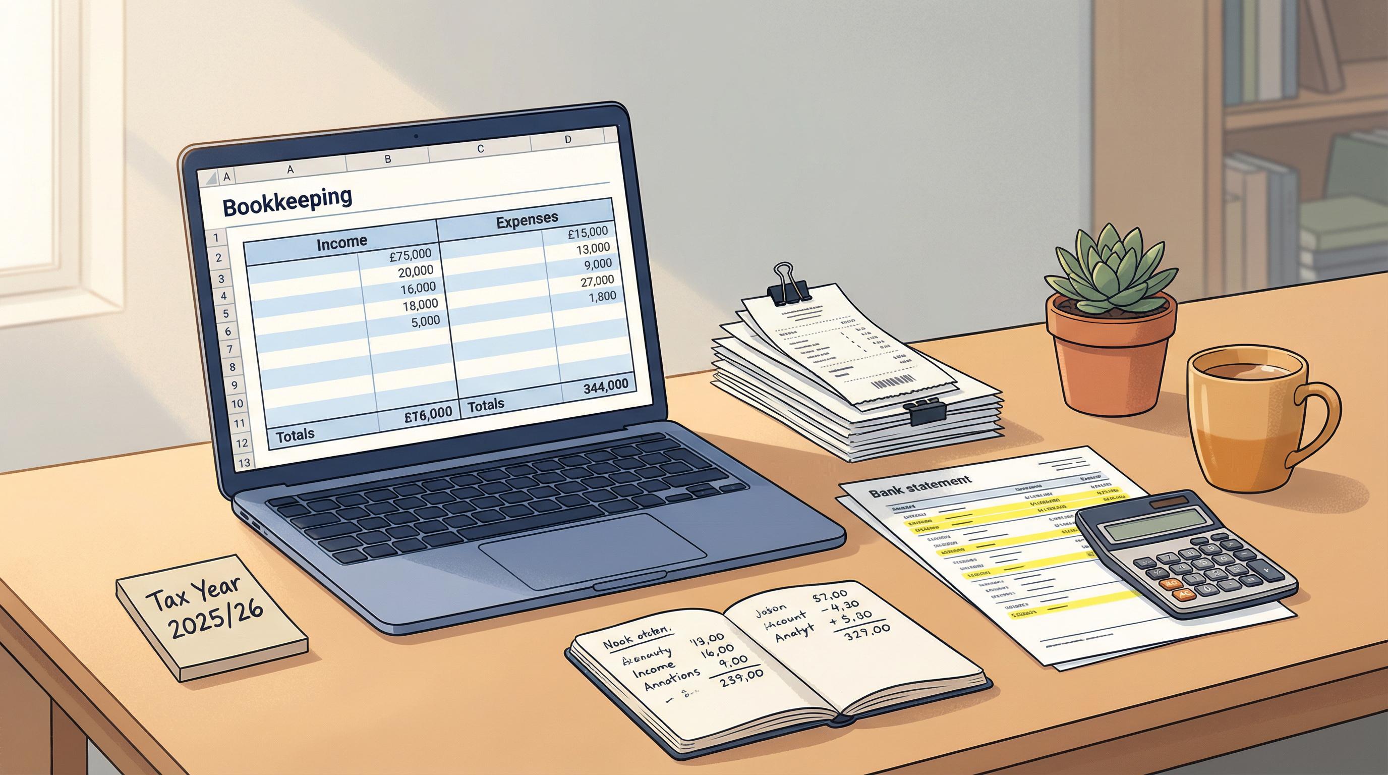 Bookkeeping for UK Small Businesses: A Complete Beginner's Guide (2026)