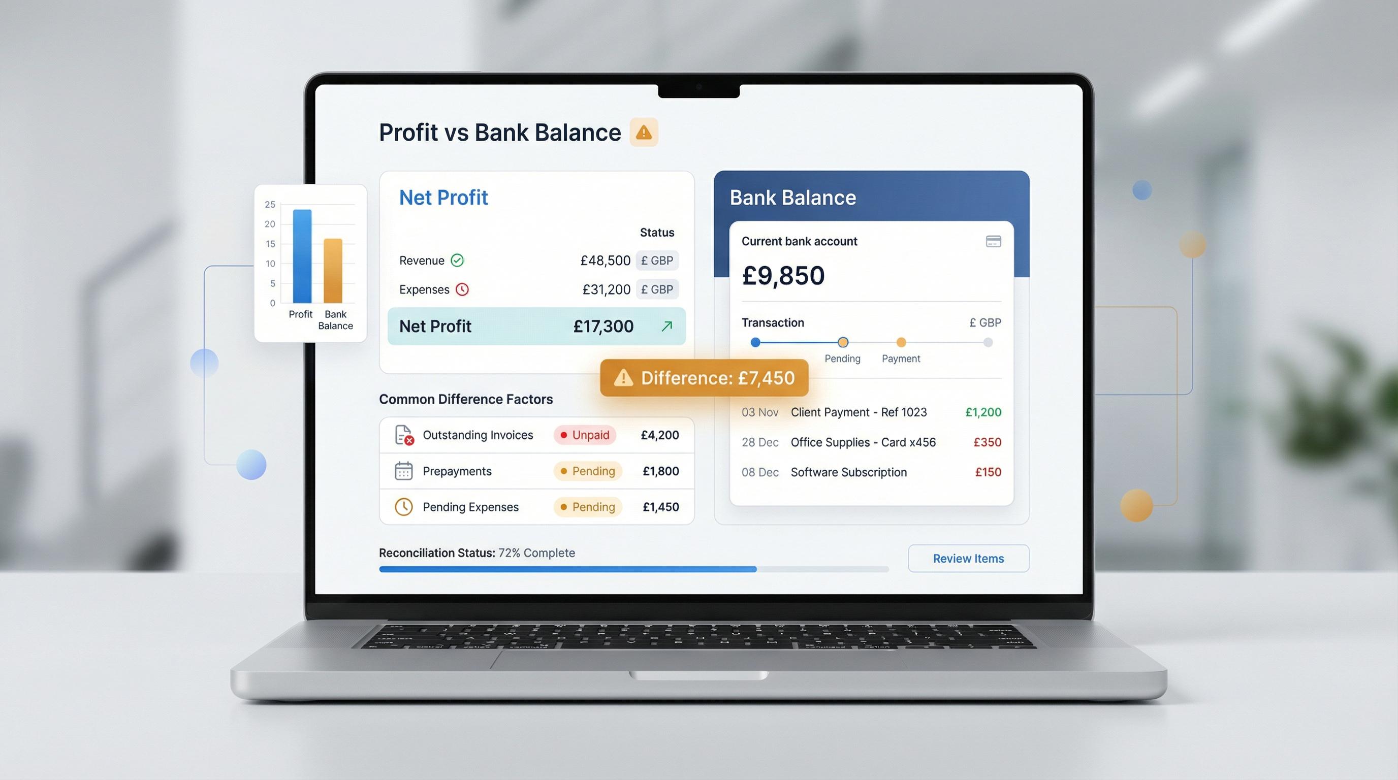 Profit vs Bank Balance: Why They Don't Match & What to Do