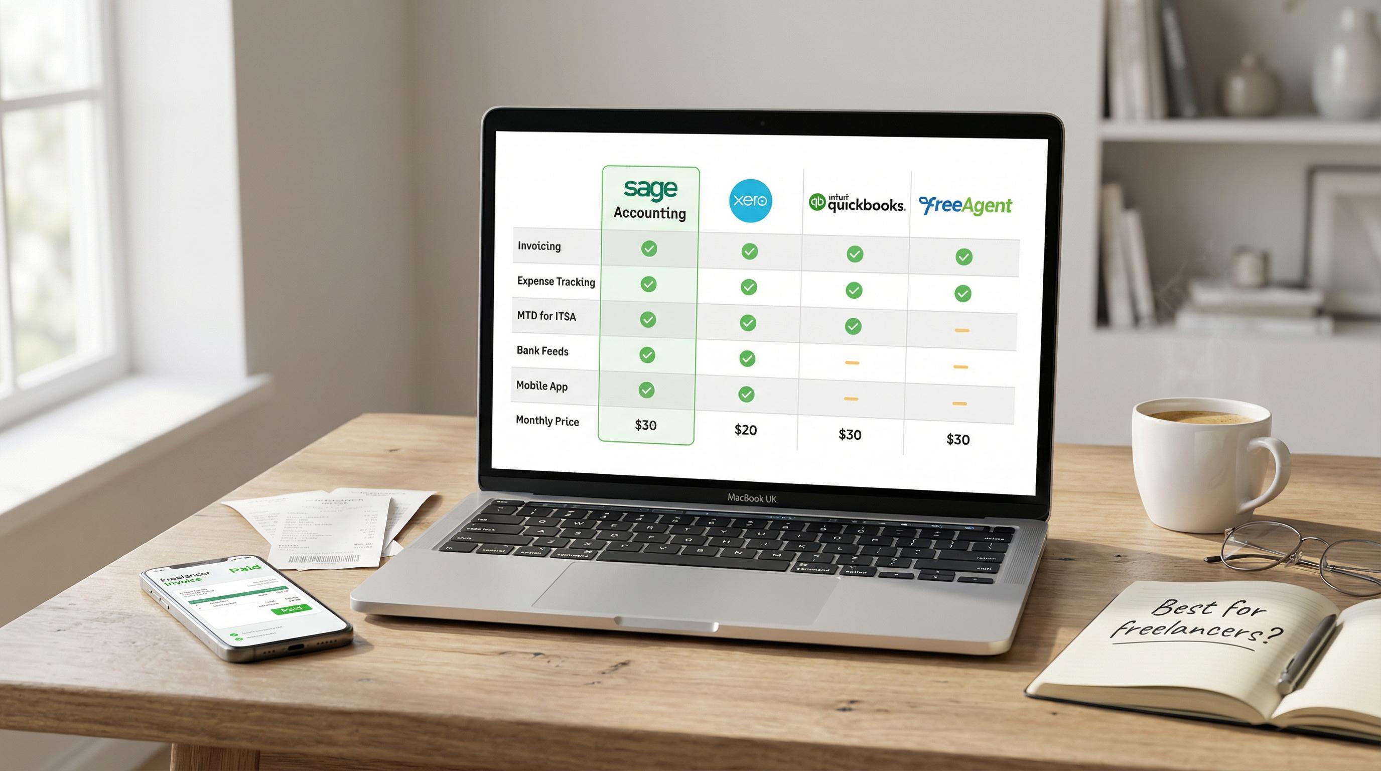 Best Accounting Software for UK Freelancers 2026: Top Picks Compared